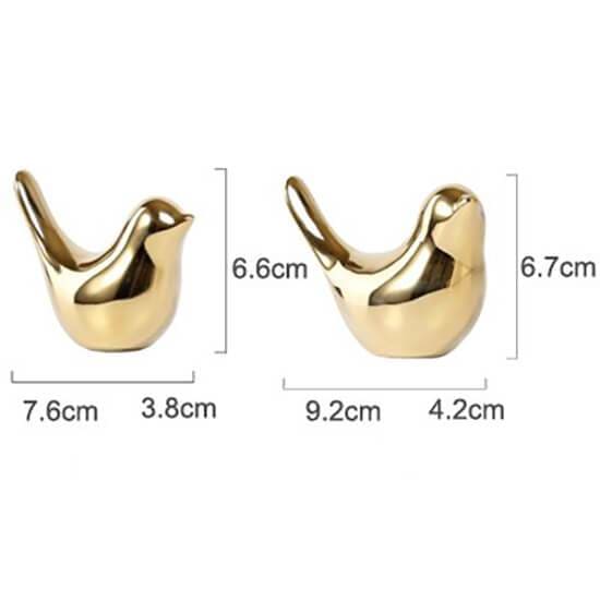 Bird Statue <br/> Gold