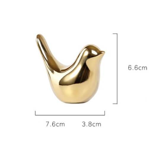 Bird Statue <br/> Gold