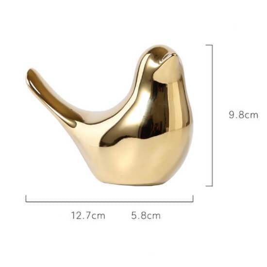 Bird Statue <br/> Gold