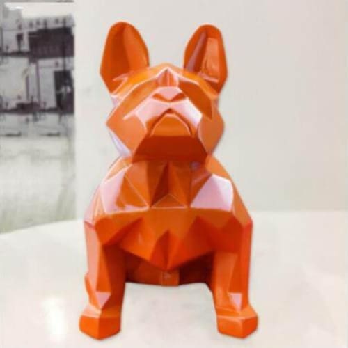 Bulldog Statue <br/> Origami 20 cm