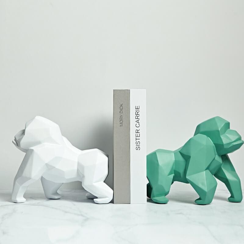 Origami Gorilla Statue, Resin, 22 cm