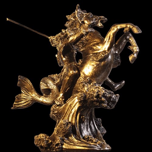 Poseidon on Horseback 28 cm