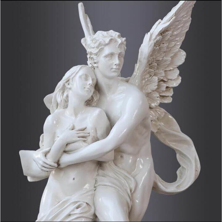 Psyche and Cupid Statue