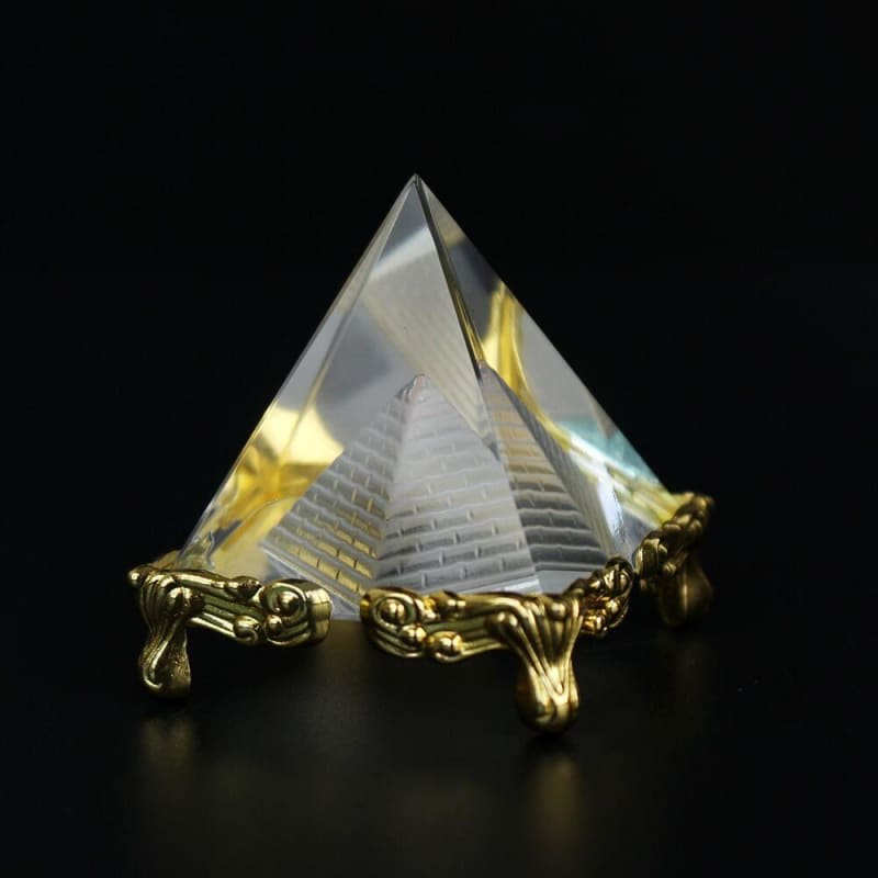 Egypt Decor Pyramid <br/> Crystal 6 cm