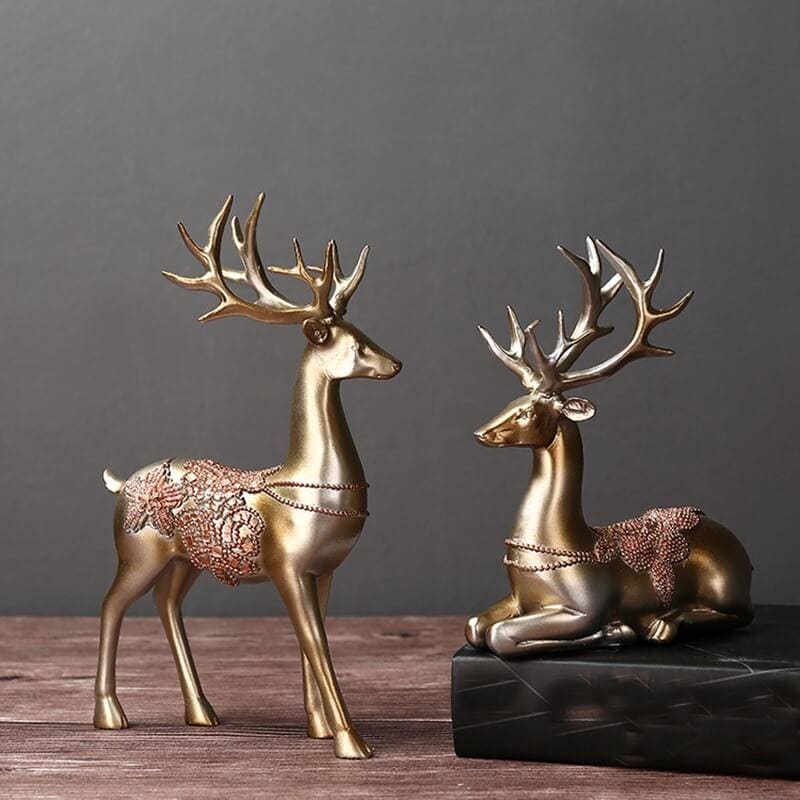 Deer Statue <br/> Modern (Duo)