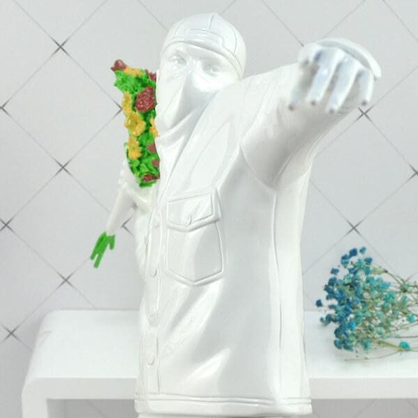Contemporary Sculpture <br/> Banksy Flower Bomber