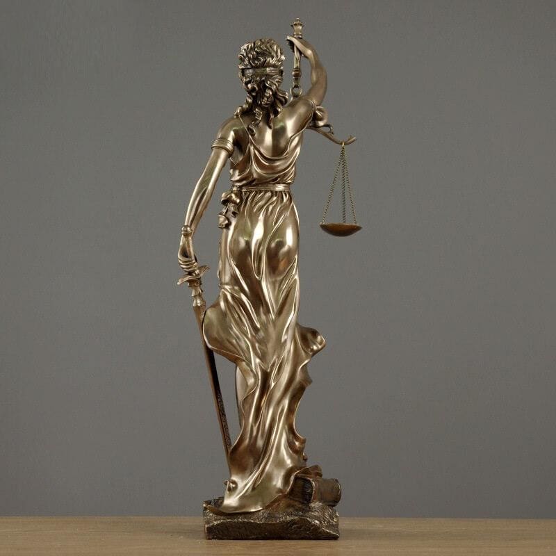 Themis Justice statue - full figure
