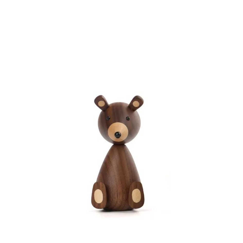 Nordic Wooden Bear Sculptures