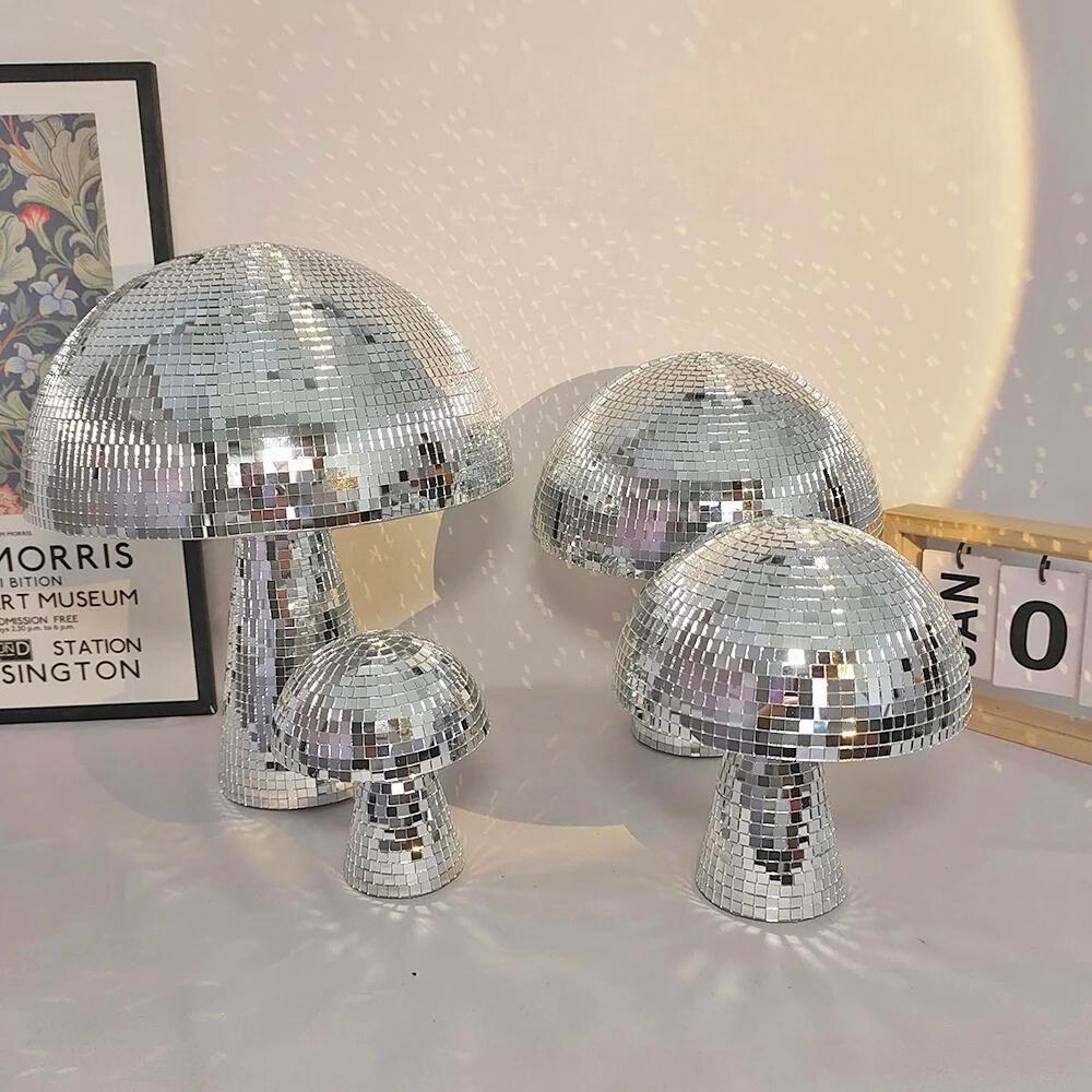 Disco Mushroom Sculptures