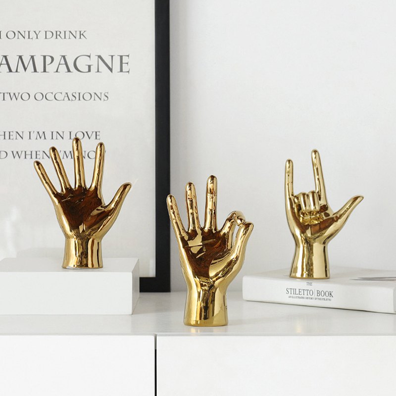 Golden Hand Gesture