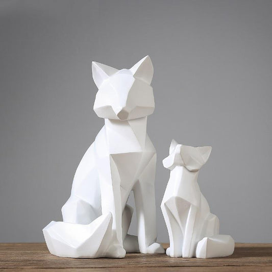 Geometric White Fox