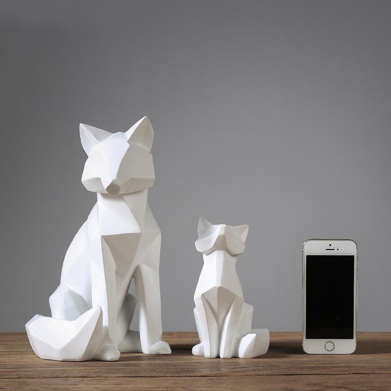 Geometric White Fox