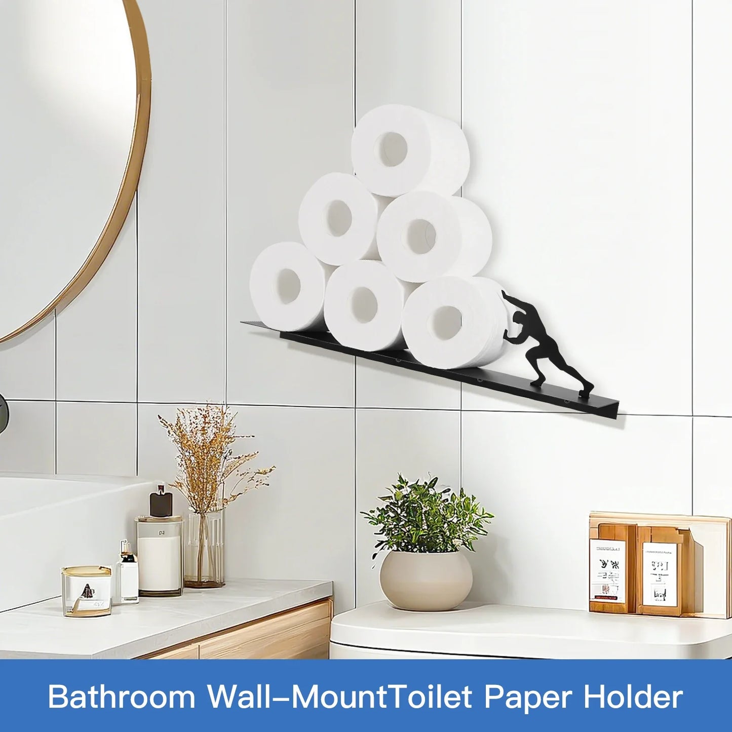 Rolls of Strength™ Toilet Paper Holder
