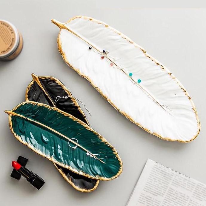 Ceramic Feather Tray