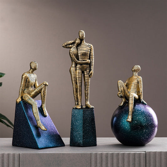 Abstract Explorer Sculpture
