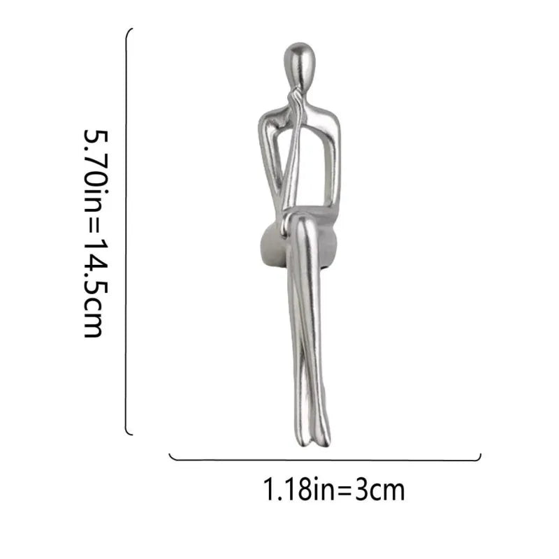Abstract Bookshelf Decor Figurines