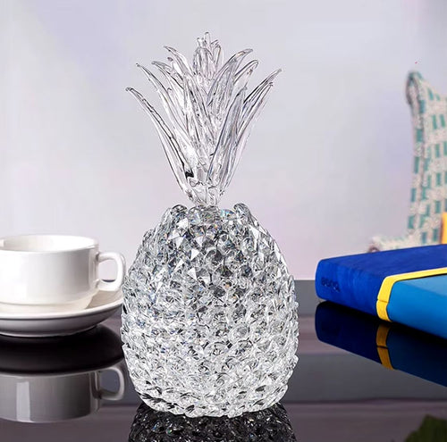 Crystal Pineapple Sculpture 14 cm