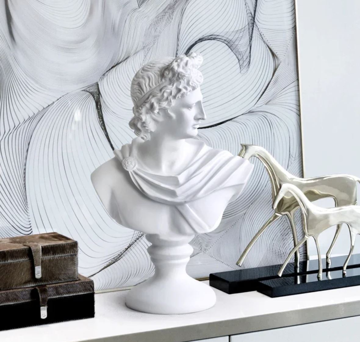 Apollo Belvedere Bust 30 cm