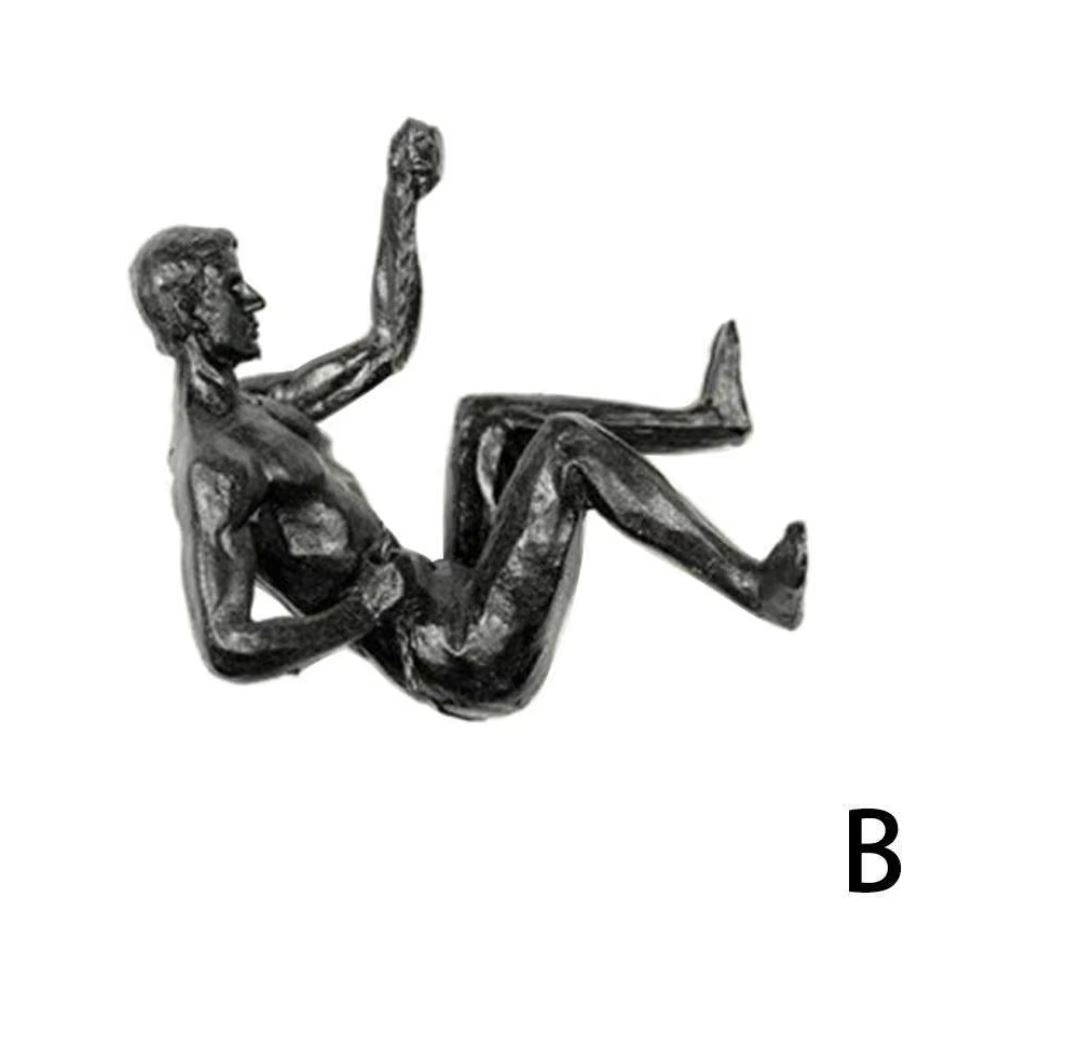 Climbing Athlete Statuette