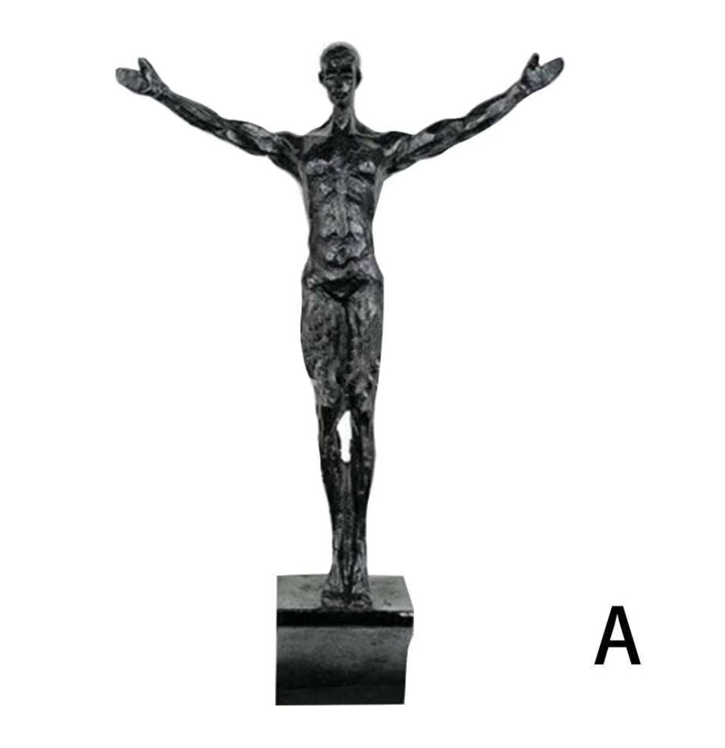Climbing Athlete Statuette