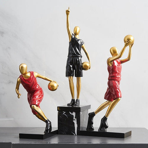 Abstract Basketball Player