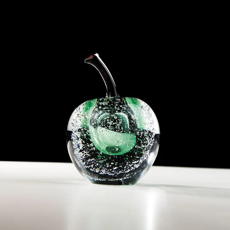 Aurora Glass Fruit Sculpture