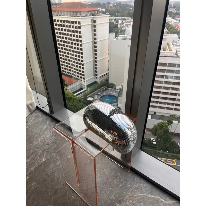 Melting Disco Ball Sculptures