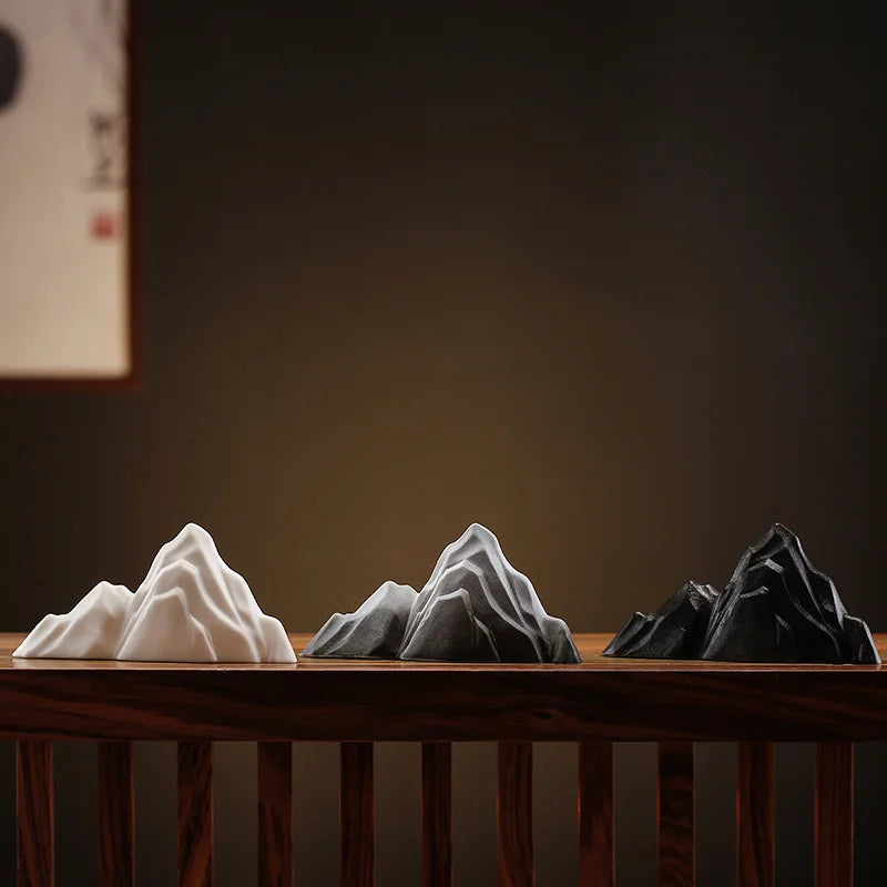 3D Oriental Mountain Decor