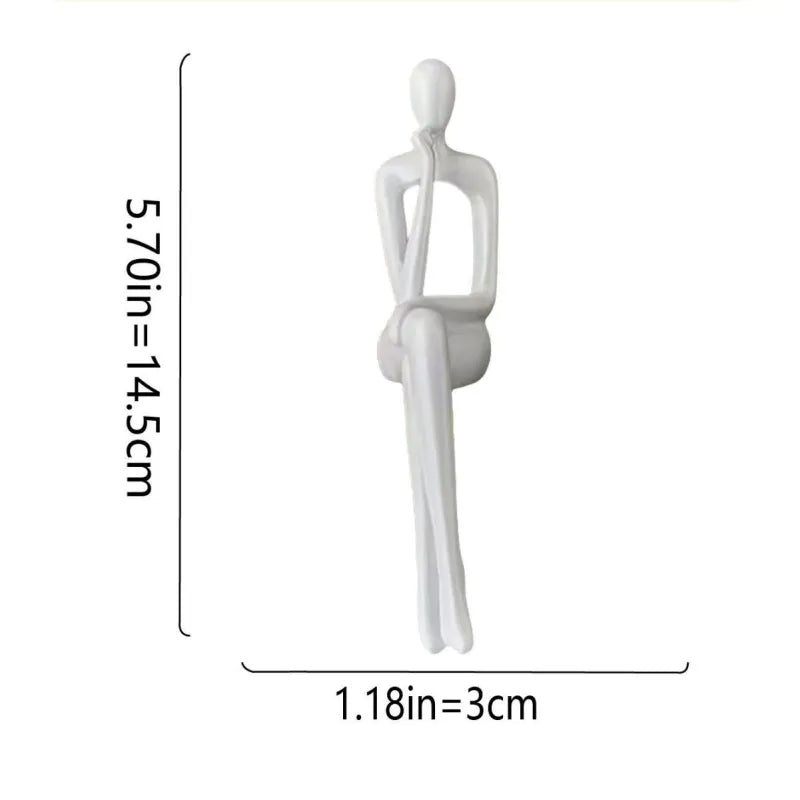 Abstract Bookshelf Decor Figurines