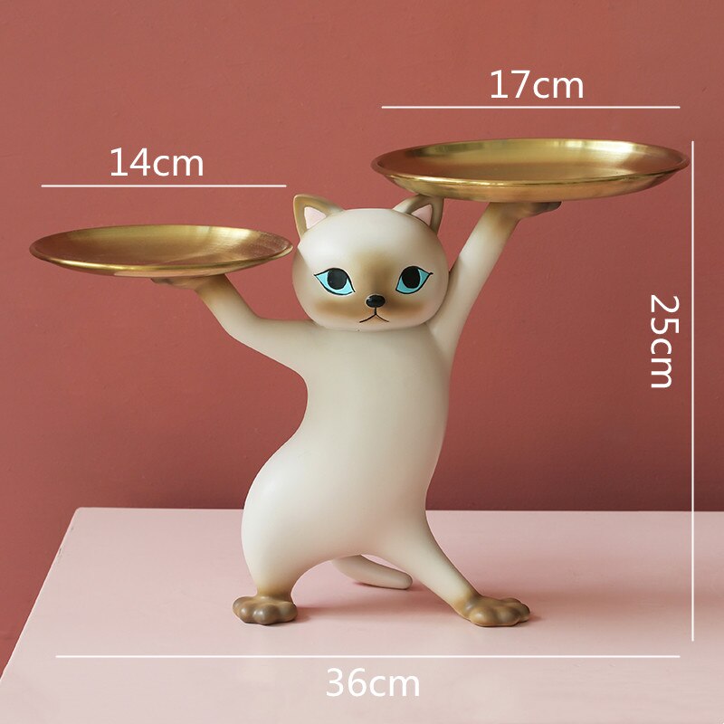 Whisker Butler™ Cat Tray Sculpture