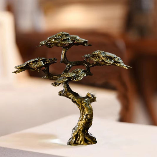 Bonsai Statue in Metal 10 cm