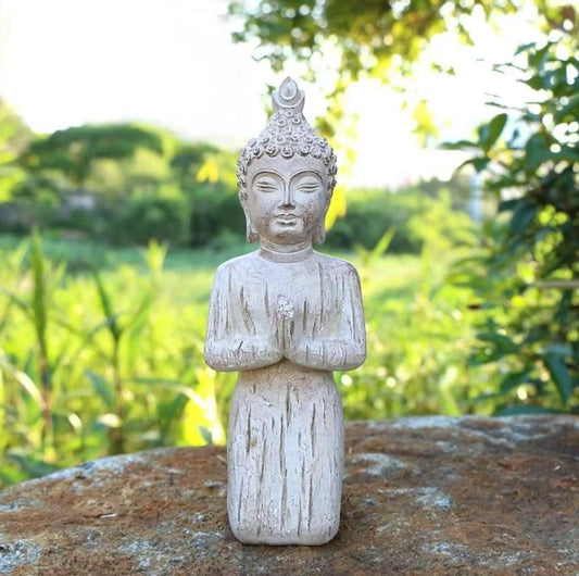 Praying Buddha Statue in Resin 21 cm