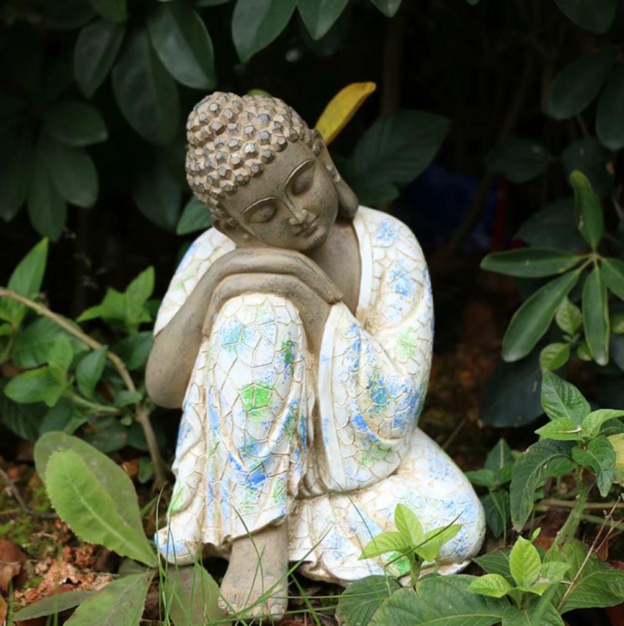 Sleeping Female Buddha Statue for Outdoors 21 cm