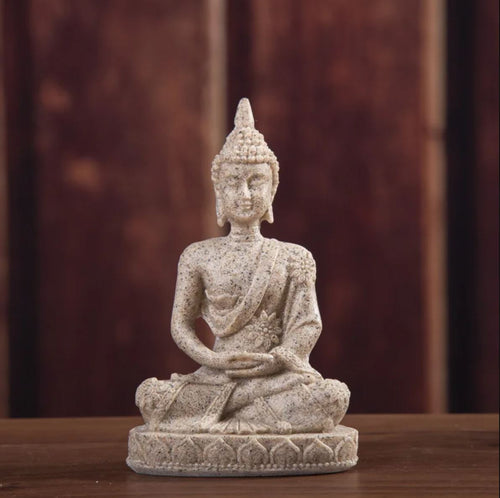Buddha Statue, Sand, 11 cm