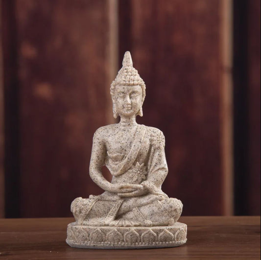 Buddha Statue, Sand, 11 cm