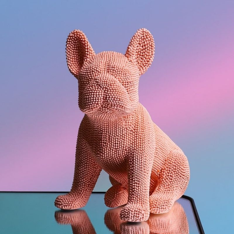 Bulldog Statue <br> French Bulldog Resin 19 cm