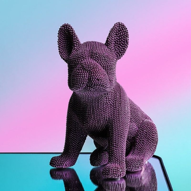 Bulldog Statue <br> French Bulldog Resin 19 cm
