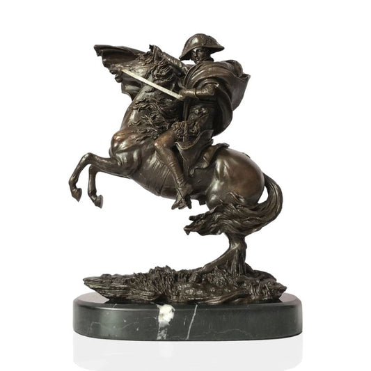 Napoleon on Horseback Statue in Bronze 29 cm