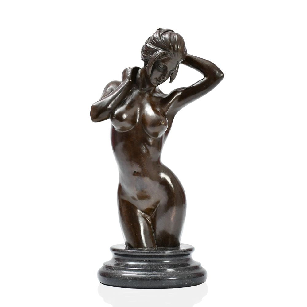 Nude Woman Bronze in Bronze 30 cm