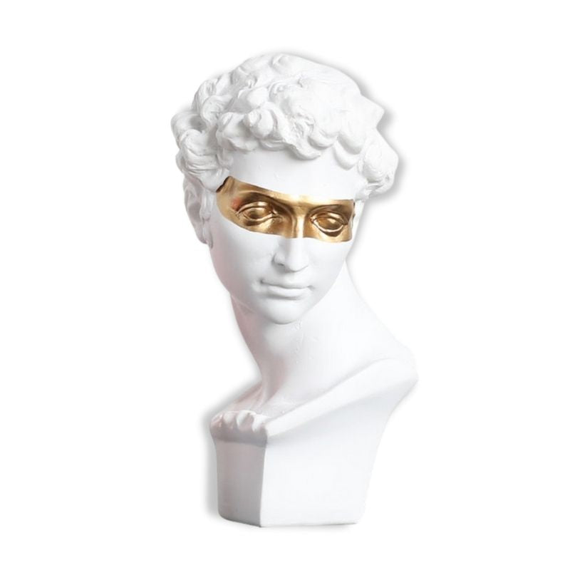 Greek Statue Bust, David, 15 cm / 30 cm