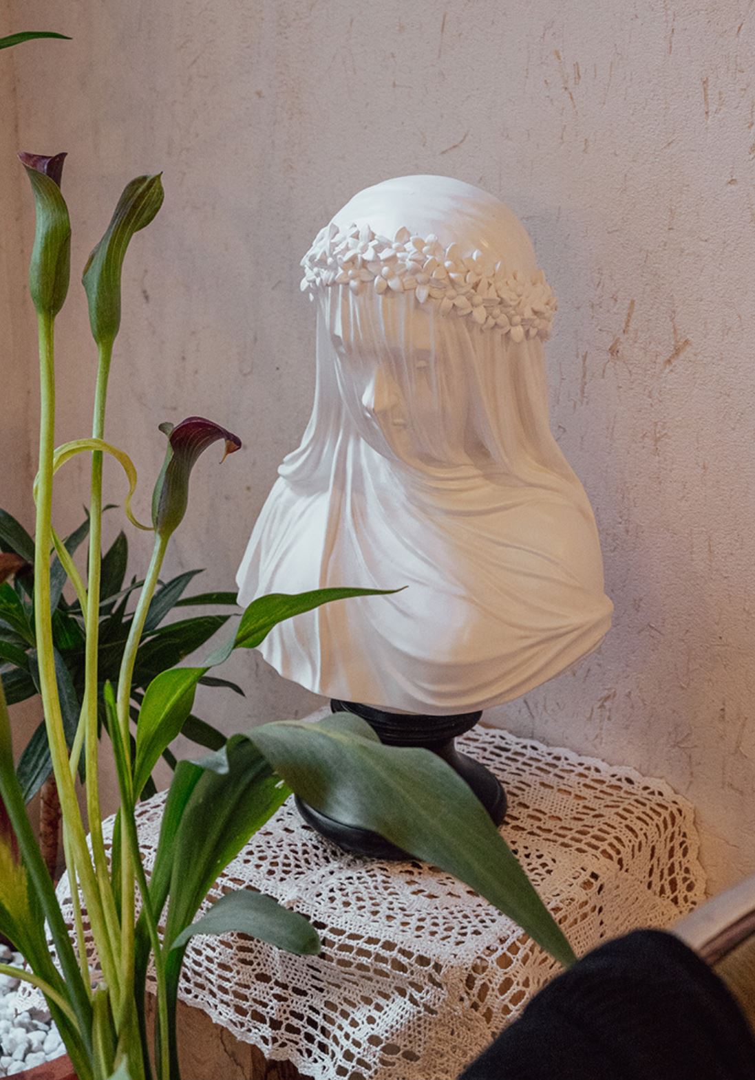 Veiled Virgin Bust 36 cm
