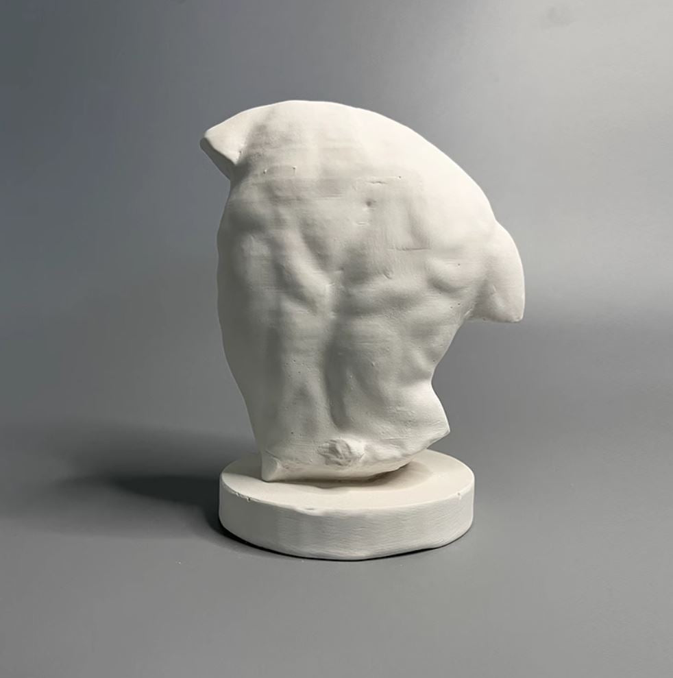 Male Torso Bust Statue 13 cm