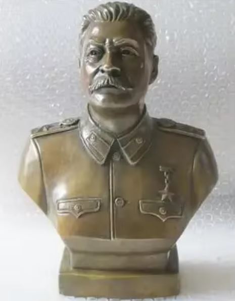 Joseph Stalin Bronze Bust 30 cm