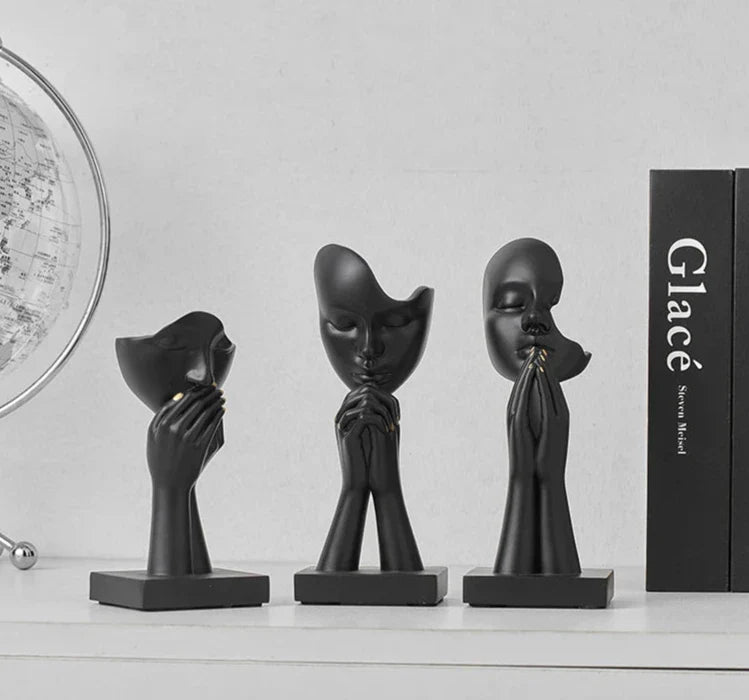 Abstract Bookshelf Prayer