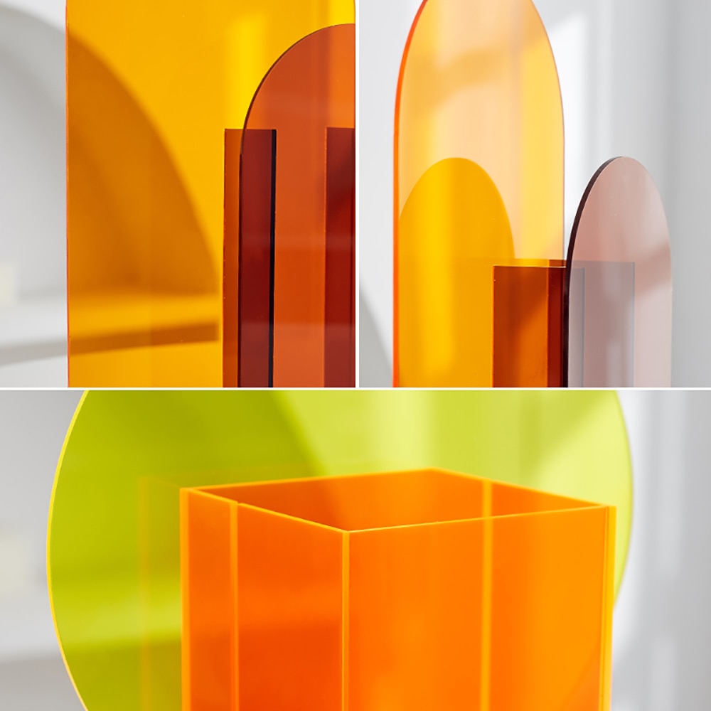 Duo Color Acrylic Vase