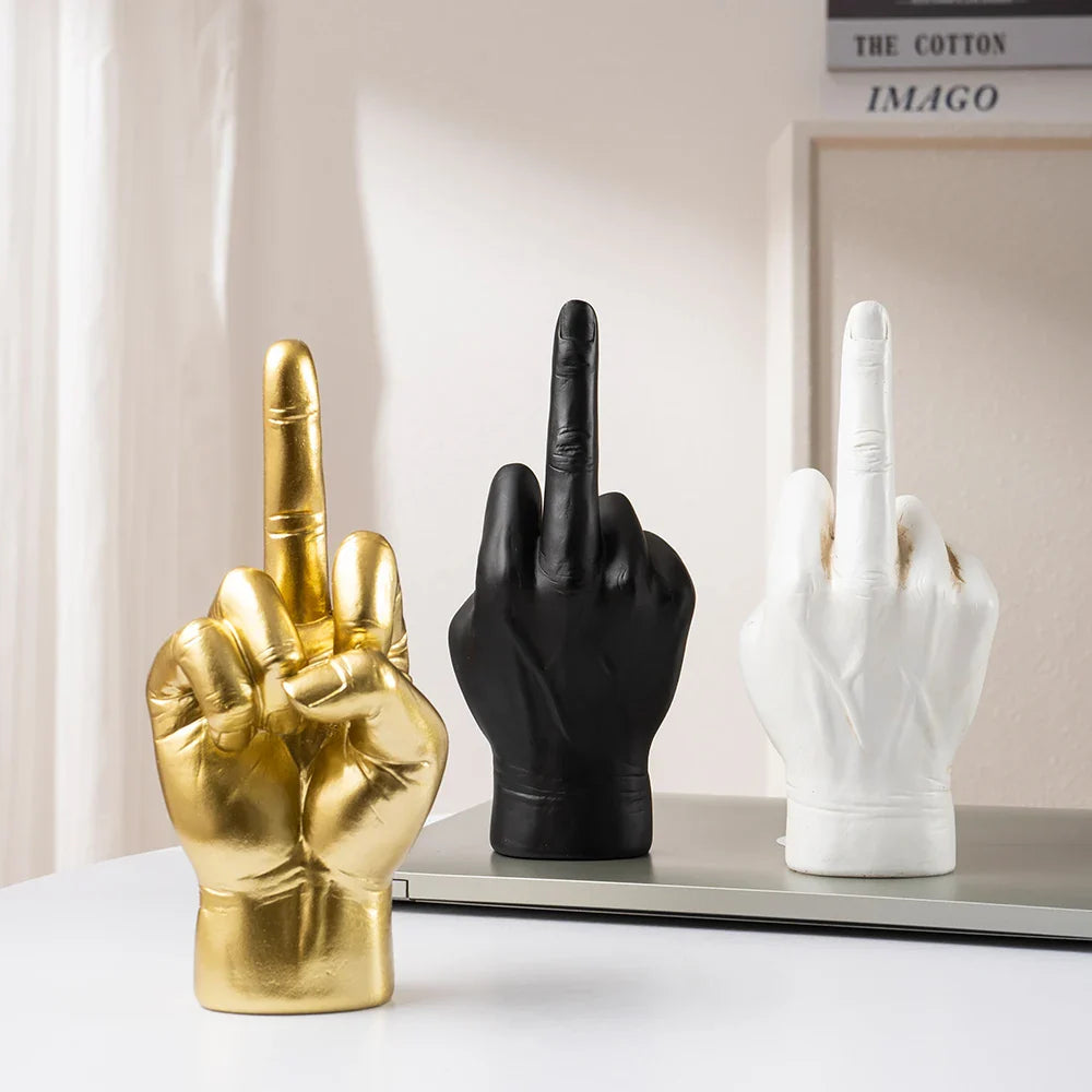 Zero Flocks™ Middle Finger Sculpture