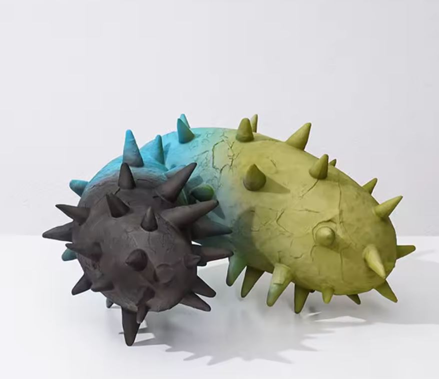 Design Cactus Sculpture in Resin 36 cm