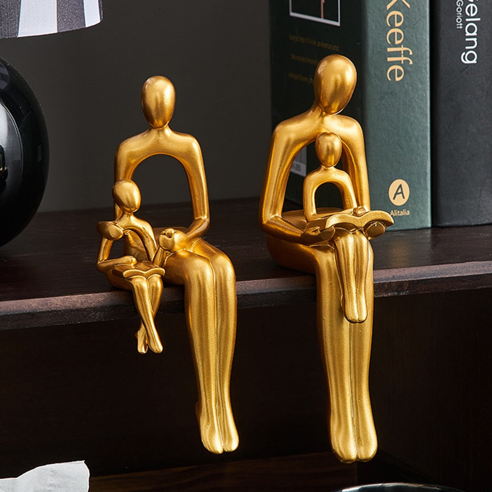 Abstract Golden Family