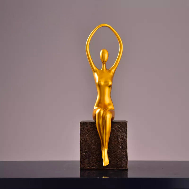Woman Statue <br/> Contemporary Seated