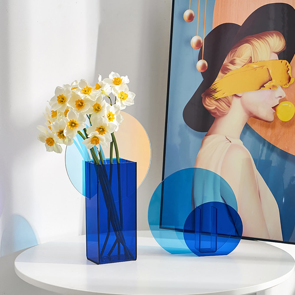 Duo Color Acrylic Vase
